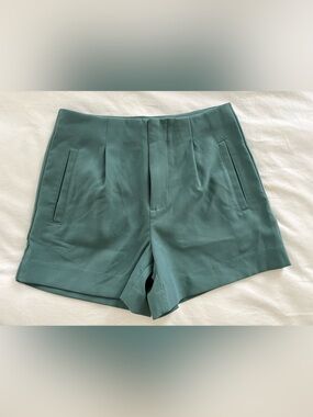 a new day High-Waist Teal Green Tailored Shorts